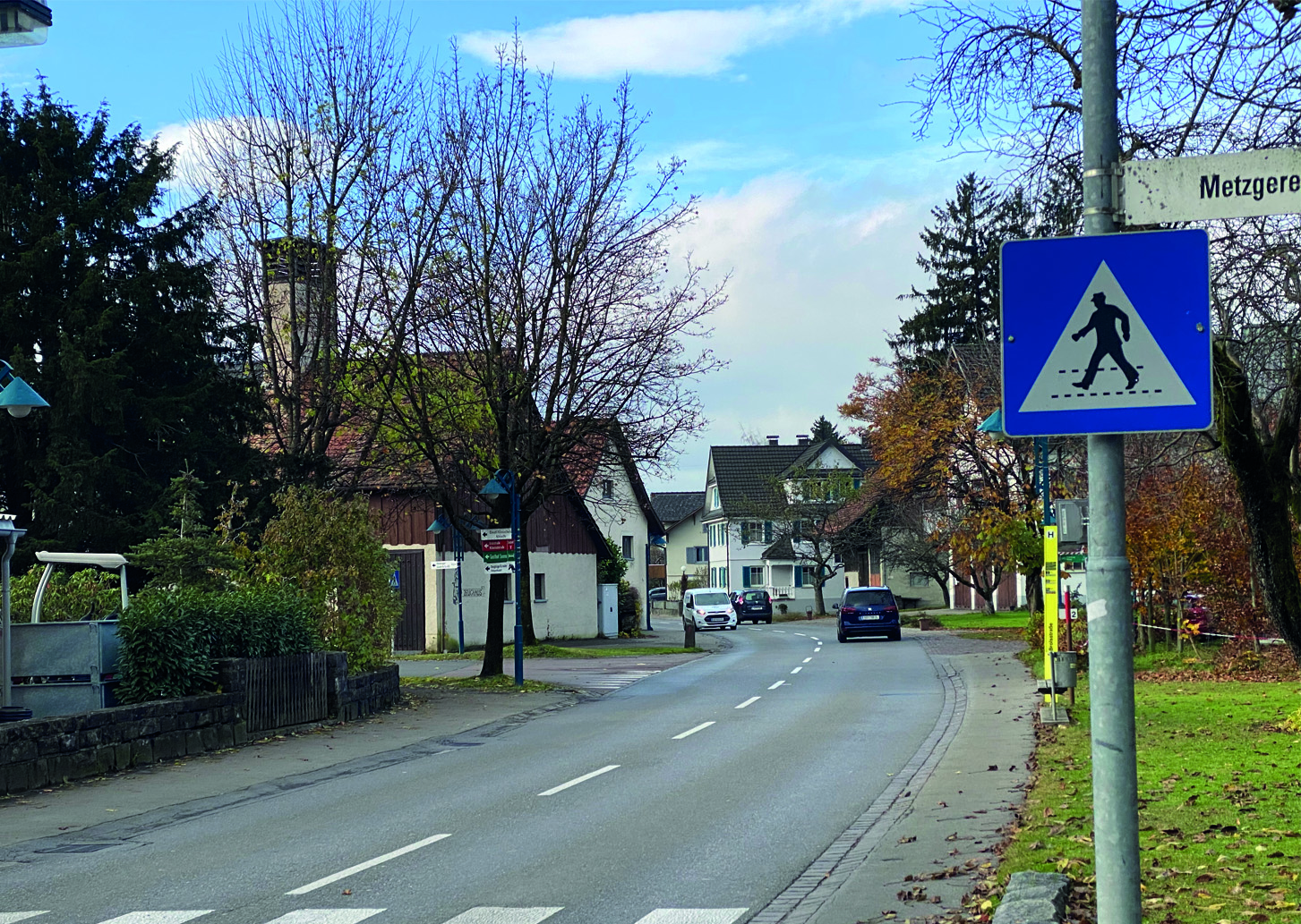 Die Kreuzund Schweizerstraße Brolsstraße im Jahre 2021
