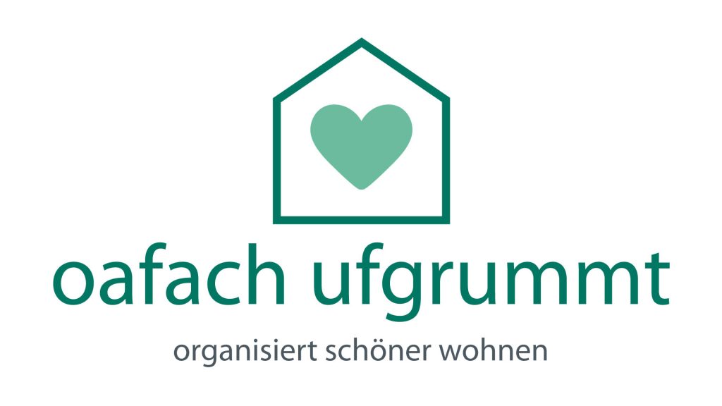 Oafach ufgrummt Logo